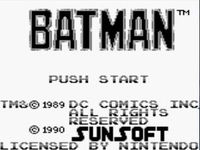 Batman, capture d'écran